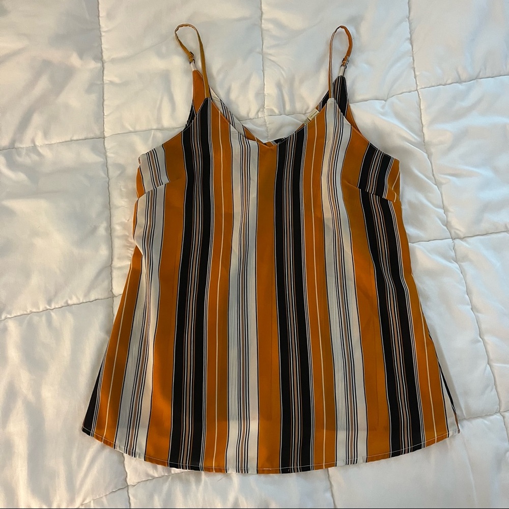 Japna Bohemian Striped Tank Top Medium TJ Maxx